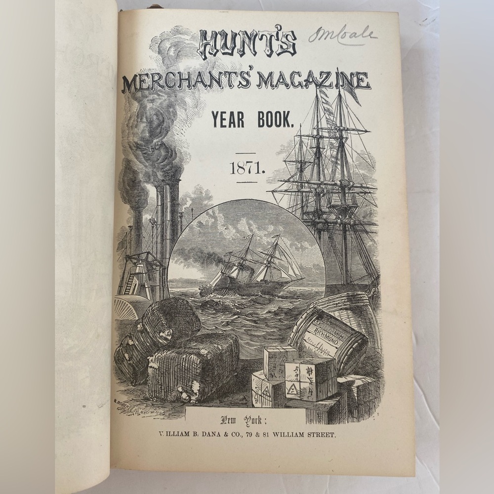 HUNT’S Merchants’ Magazine YEAR BOOK 1871